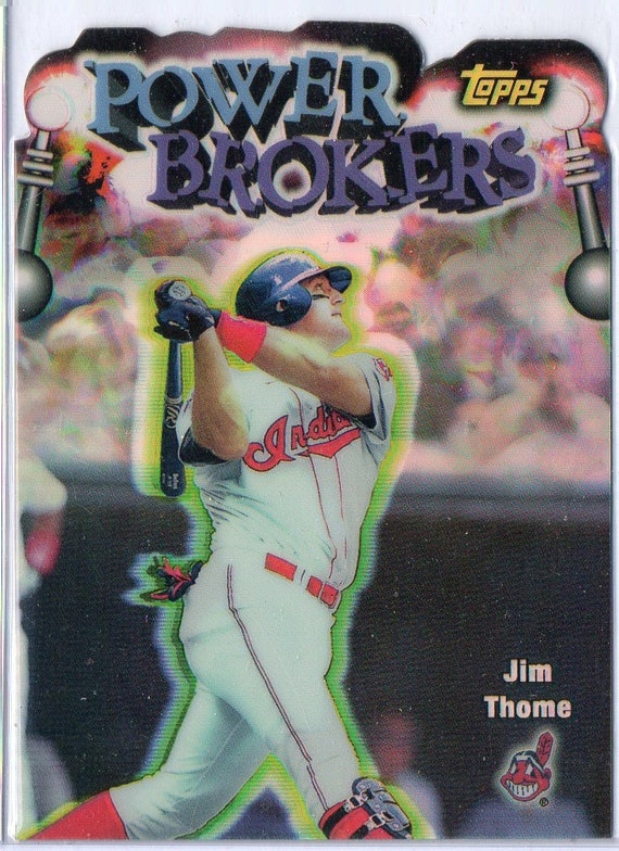 JIM THOME 1998 Topps Power Brokers #14 Refractor Parallel Baseball Card -  Cleveland Indians