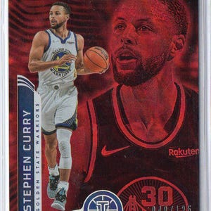 STEPHEN CURRY 2021 Panini Illusions #104 Trophy Ruby Parallel Basketball Karte #125 - Golden State warriors
