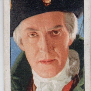 OTTO KRUGER 1935 Gallaher-portretten van beroemde sterren #22 sigarettenkaart