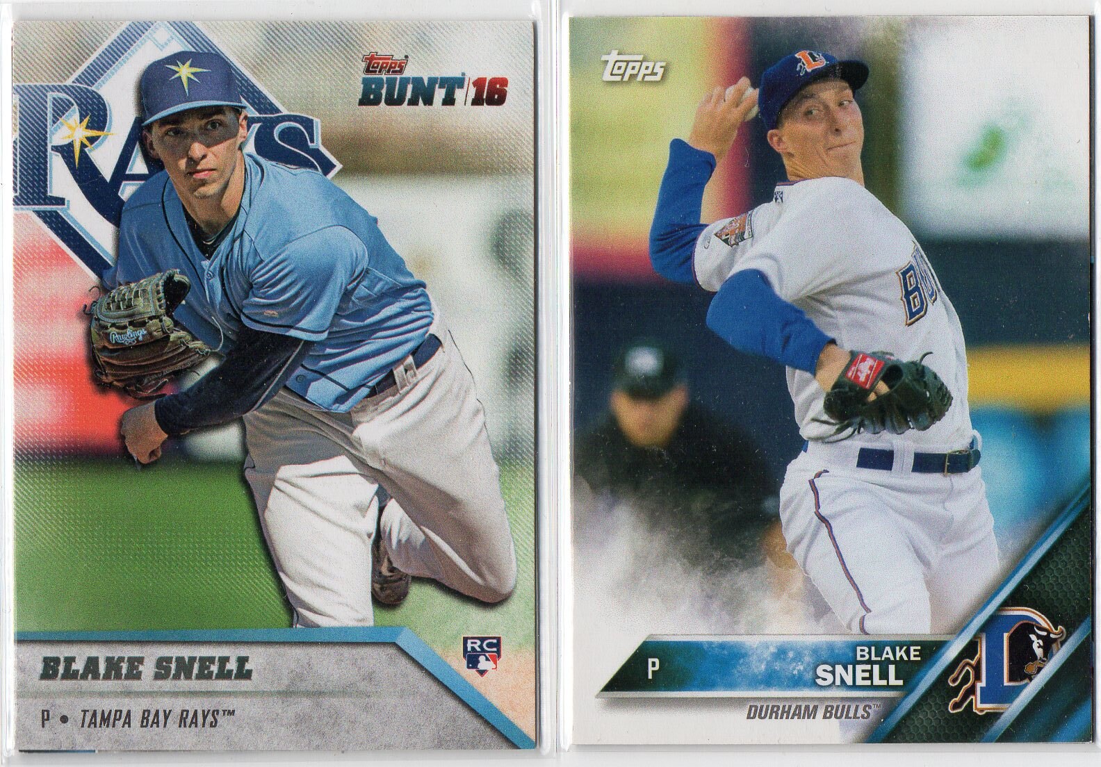 BLAKE SNELL RC 2016 Topps Bunt/topps Pro Debut Baseball Cards - Etsy