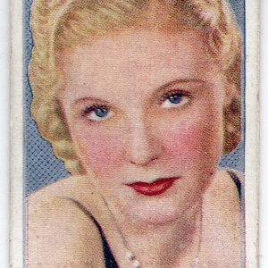 JEAN MUIR 1936 Carreras Film Sterren #16 Sigaret Card