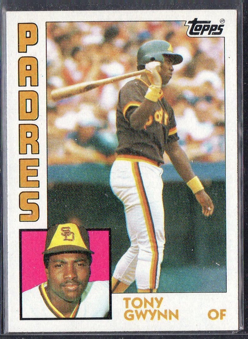 TONY GWYNN 1984 Topps 251 Baseball Card San Diego Padres Etsy