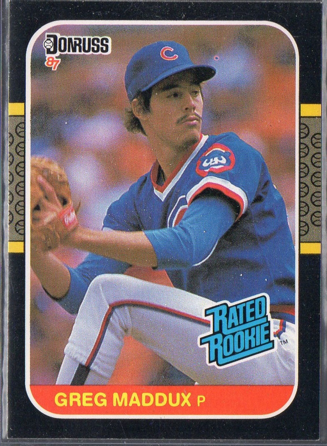スポーツ選手 87 fleer update greg maddux rc!.! 1987 Fleer Update Greg Maddux Chicago Cubs Rookie Card RC #U
