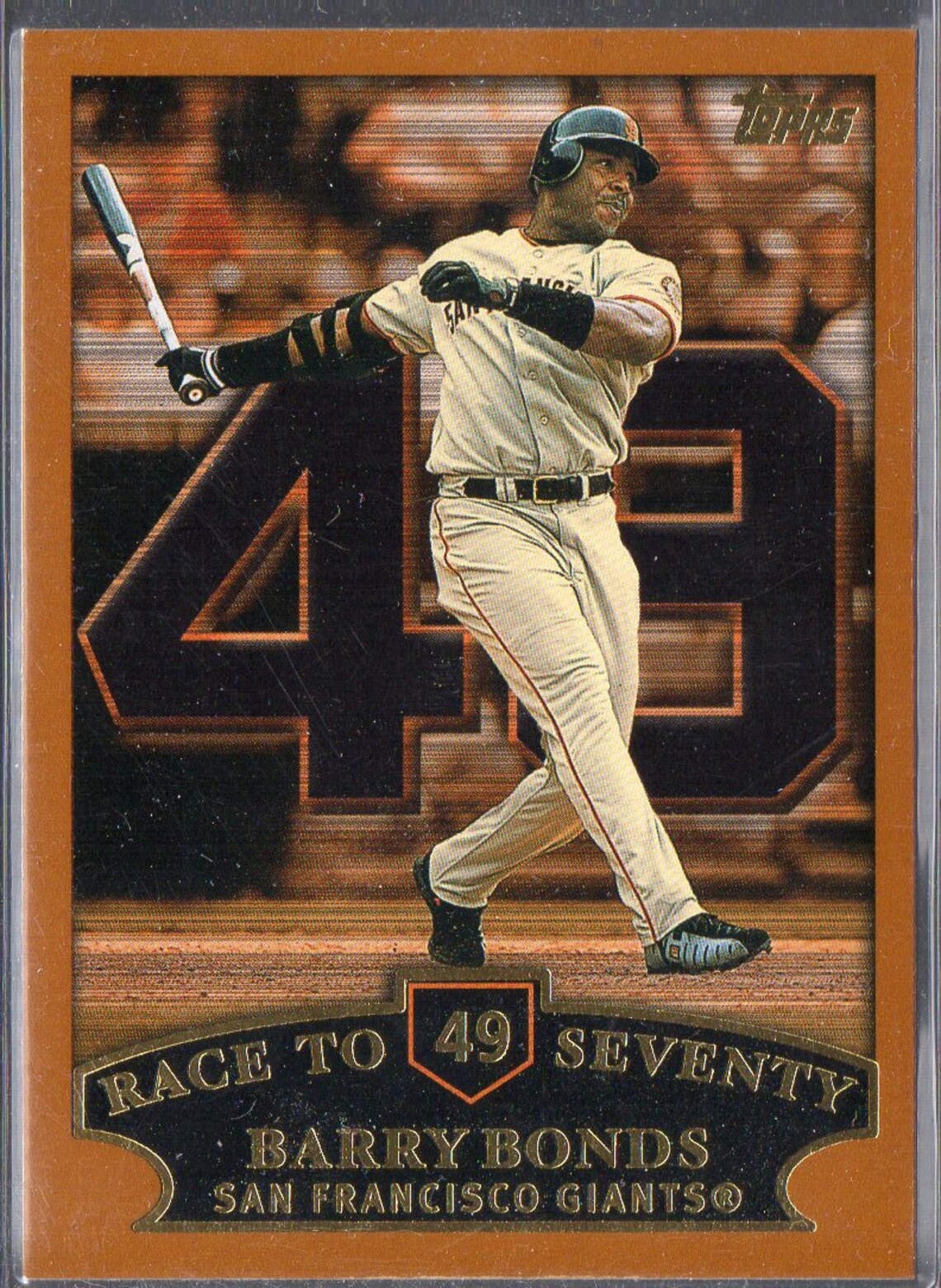 BARRY BONDS HR 49 2002 Topps 365 Baseball Card San Etsy