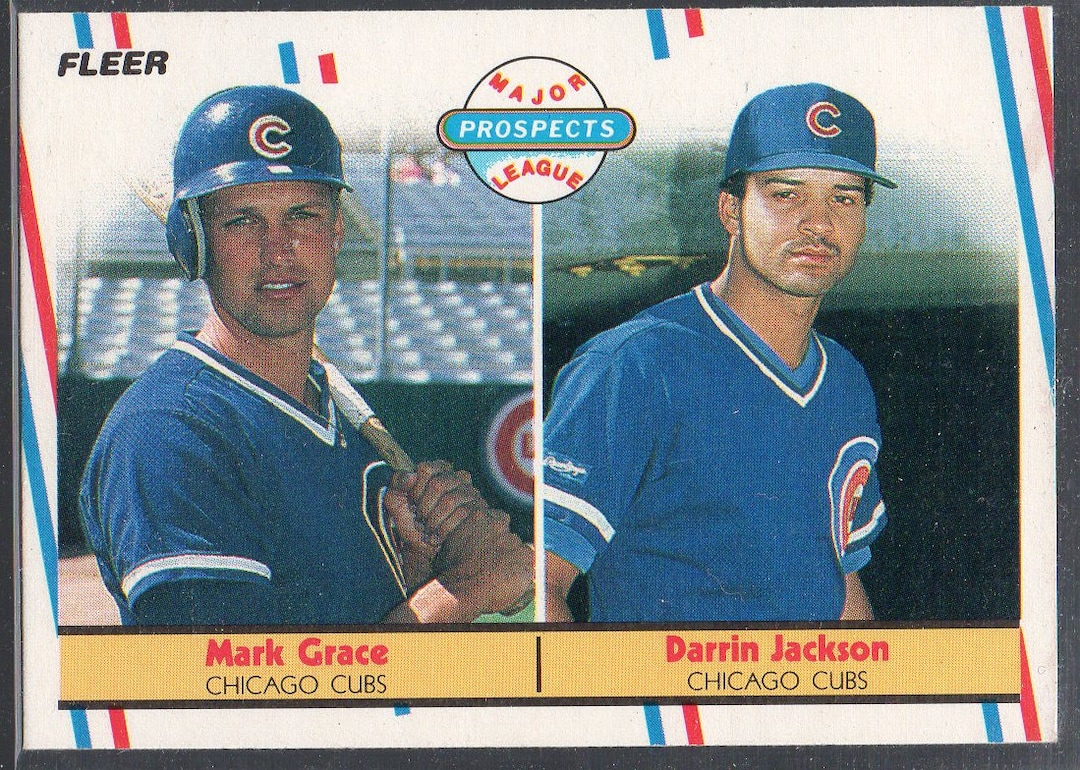 MARK Grace/darrin Jackson RC 1988 Fleer #641 Baseball Card