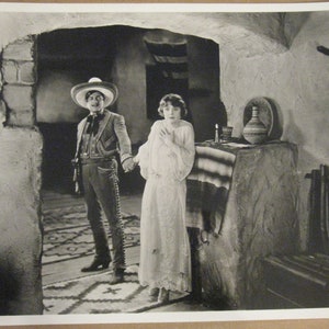 THE BAD MAN w/Holbrooke Blinn & Enid Bennett - Vintage c.1960&#39;s Souvenir 8x10 Picture