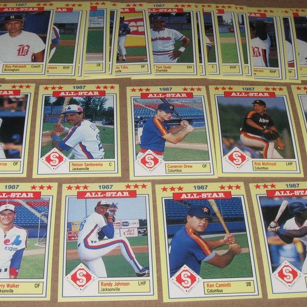 Randy Johnson Baseball Cards Etsy