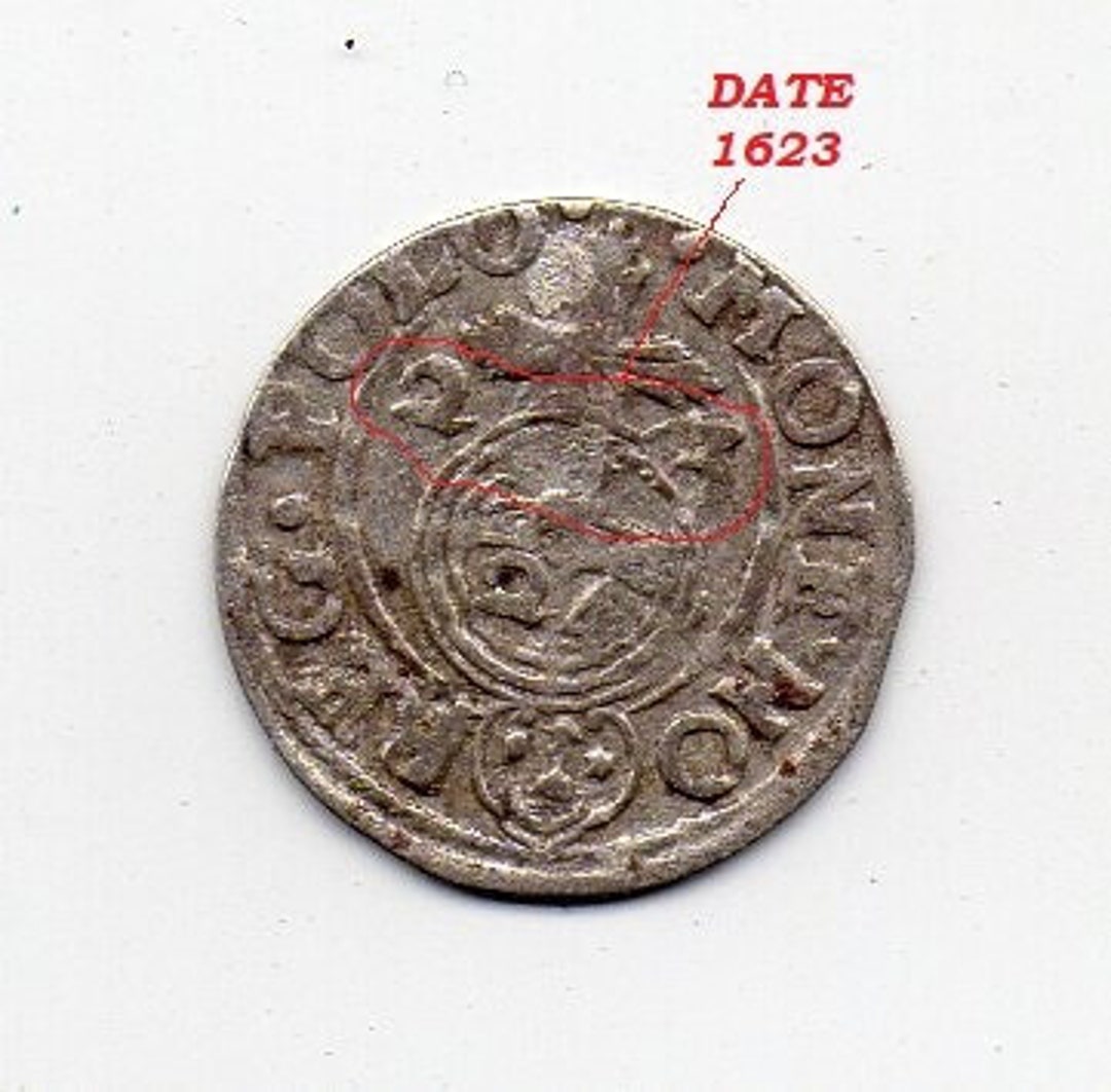 5780. ポーランド王国 ジグムント3世 1/24ターラー銀貨 中世銀貨 1623 ポーランド 1/24 ターラー銀貨 ジギスムント 3 世 (B) - Etsy 日本