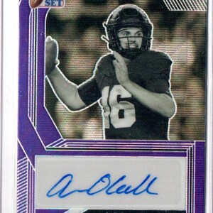 AIDAN O'CONNELL 2022 Pro Set Handtekening voetbalkaart #/25 - Purdue University