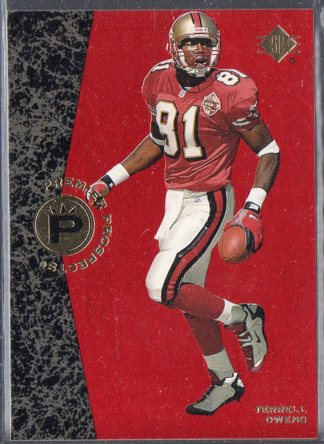 その他 UpperDeck Terrell Owens NFL 1996 Rookie 1996 Classic NFL Rookies Gold #94 Terrell Owens RC Rookie