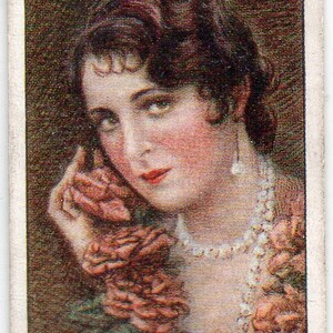 BILLIE DOVE 1928 Wills Cinema Stars 2e serie #8 Sigarettenkaart