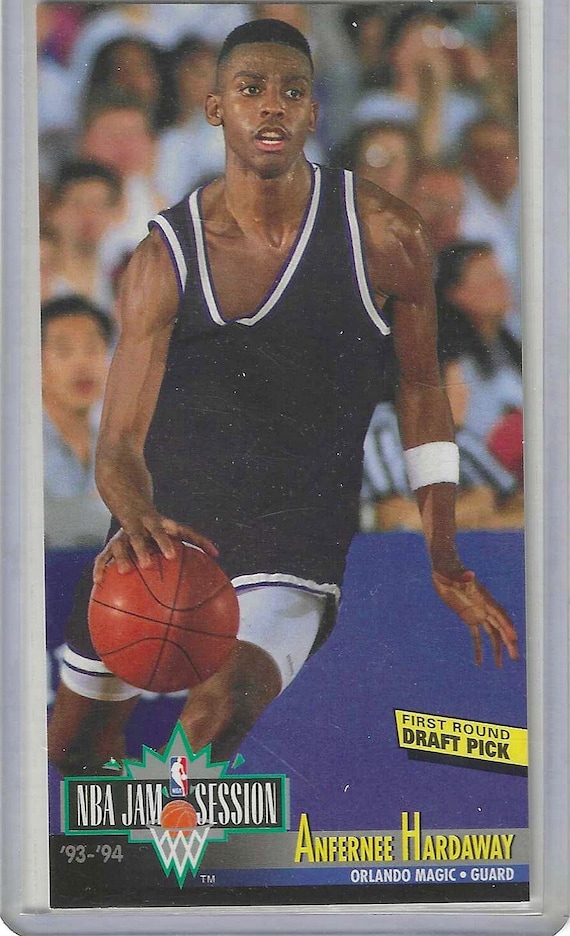 ANFERNEE HARDAWAY Rc 1993 Fleer NBA Jam Session #159 Basketball