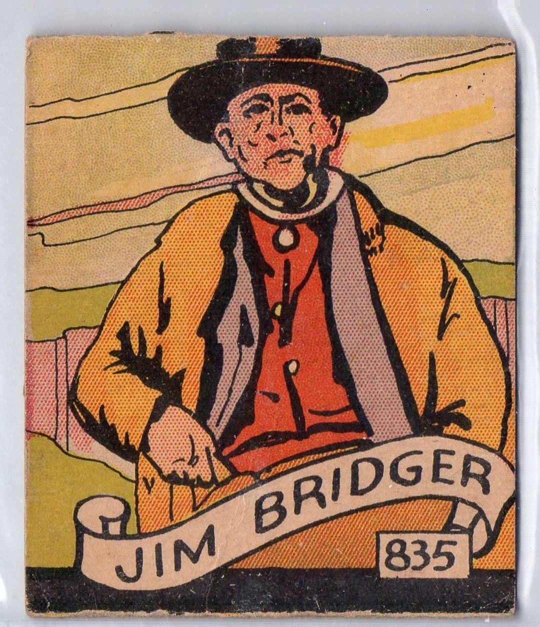 JIM BRIDGER 1930's Old Western (R131) Strip Card #835 - Etsy