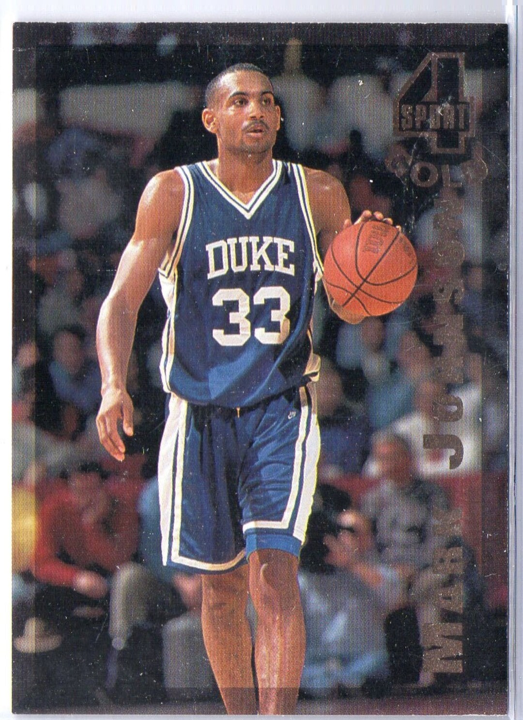 GRANT HILL 1994 Classic Four Sport #191 ERROR Gold Parallel