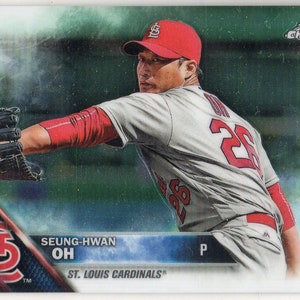 SEUNG-HWAN OH Rc 2016 Topps Chrome #98 Baseball Card - St Louis Cardinals