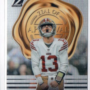 Tarjeta de fútbol BROCK PURDY 2023 Panini Zenith Zeal of Approval #4 - San Francisco 49ers