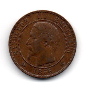 1856 Napoleon Coin - Etsy