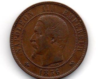 1856年フランス帝国硬貨 - Etsy 日本