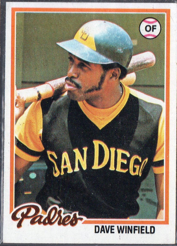 DAVE WINFIELD 1978 Topps 530 Baseball Card San Diego Padres 