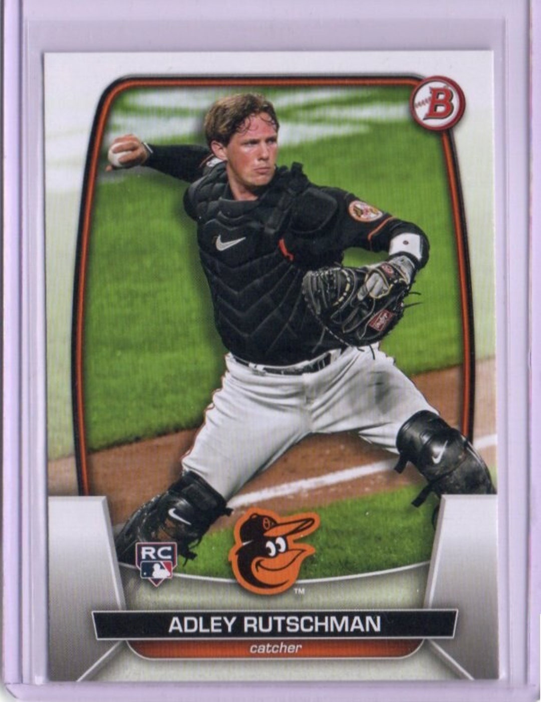 ADLEY RUTSCHMAN RC 2023 Bowman 40 Baseball Card Baltimore 