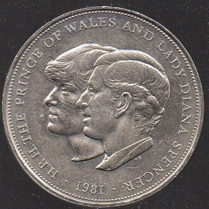 Prince Charles/Princess Diana 1981 Great Britain Crown Coin