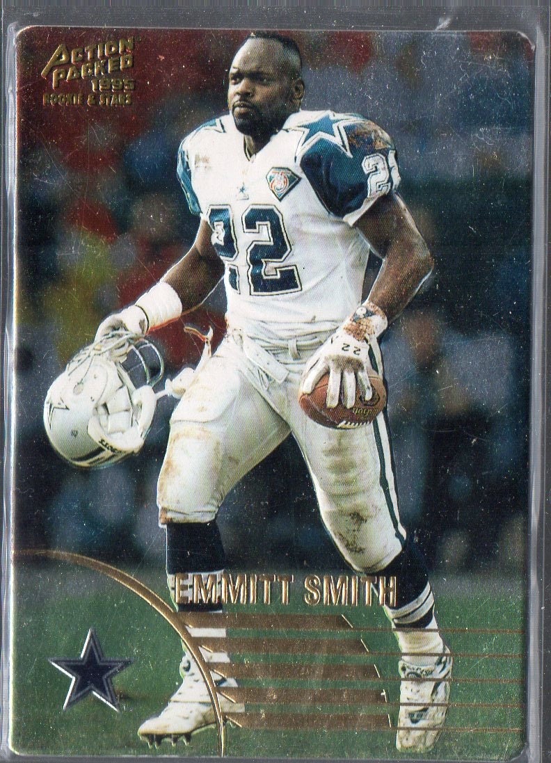 EMMITT SMITH 1995 Action Packed #45 Star Gazers Parallel