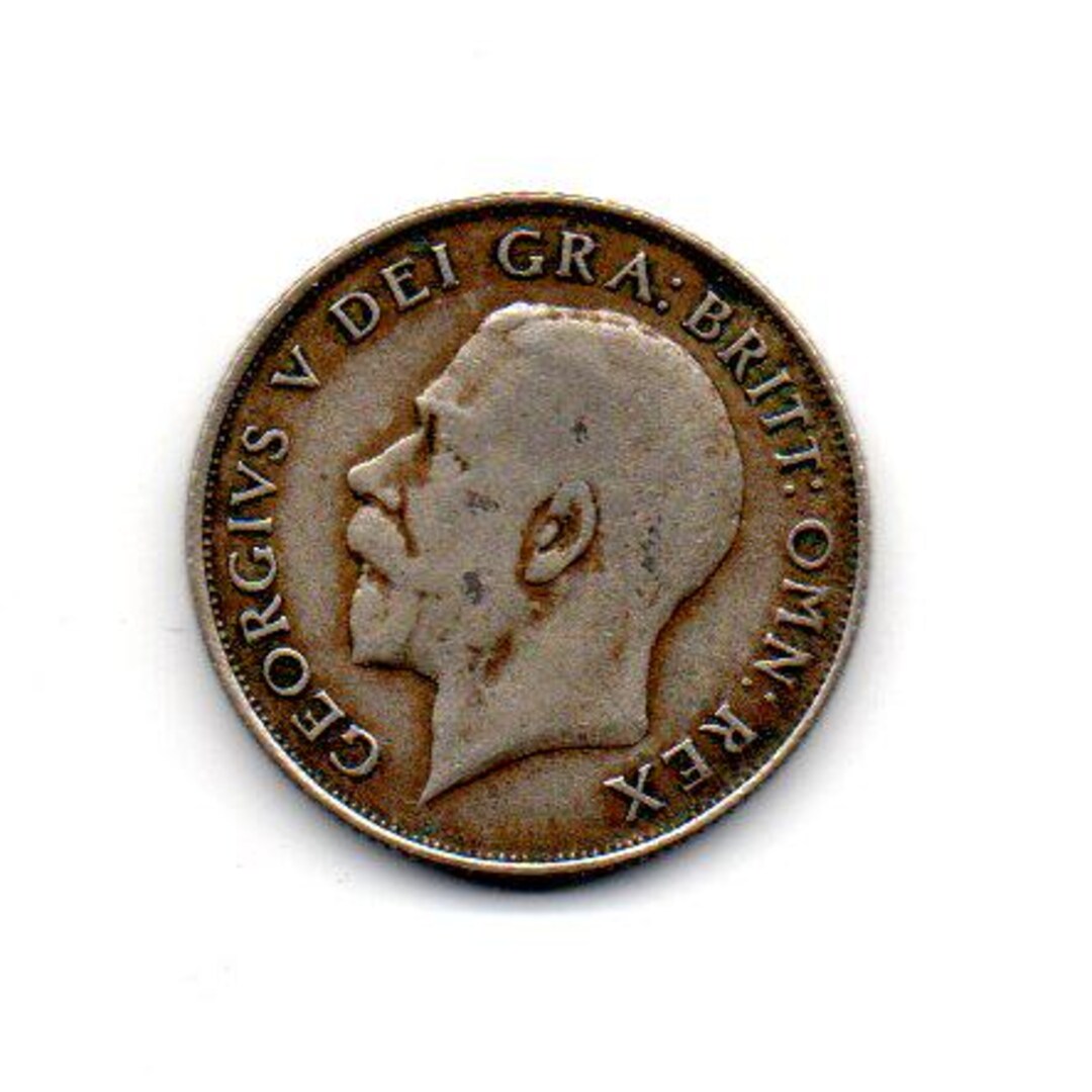 ジョージ5世 1920年 イギリス シリング銀貨 - Etsy 日本