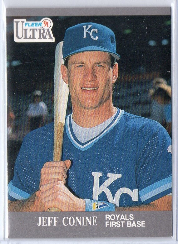 JEFF CONINE RC 1991 Fleer Ultra 145 Baseball Card Kansas 