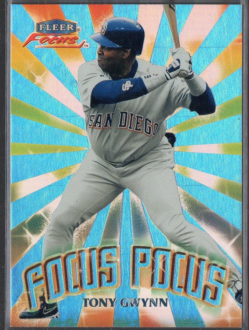 TONY GWYNN 2000 Fleer Focus Pocus #2 Baseball Card - San Diego