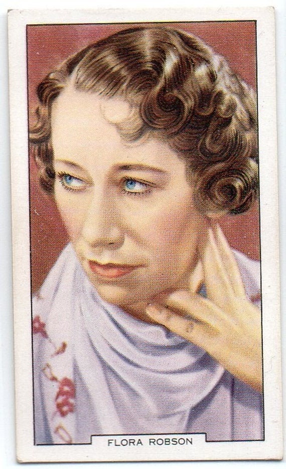 FLORA ROBSON 1939 Gallaher My Favourite Part #23 Cigarette Card