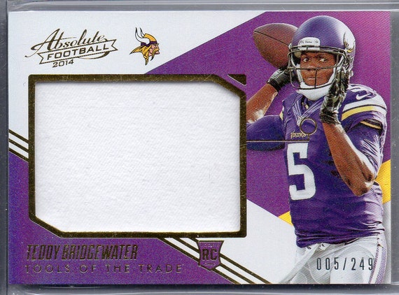 TEDDY BRIDGEWATER 2014 Panini Absolute Tools of Trade Jersey 