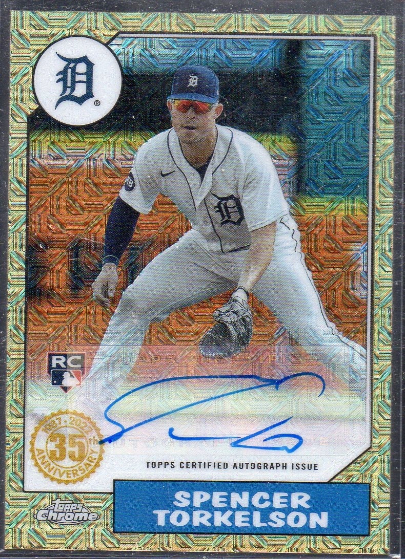 SPENCER TORKELSON 2022 Topps Update T87CA-ST Autograph