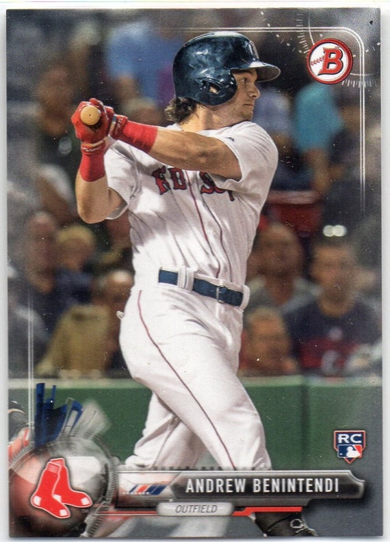 ANDREW BENINTENDI RC 2017 Bowman #23 Baseball Card - Boston Red Sox