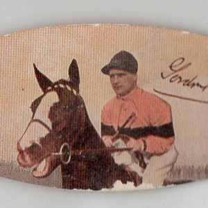 GORDON RICHARDS 1935 Carreras Popular Personalities #71 Cigarette Card