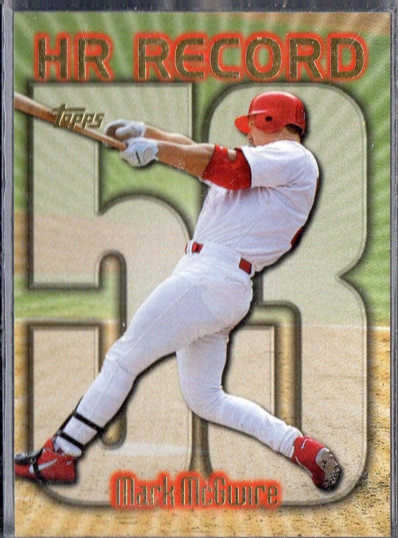 MARK Mcgwire HR 53 1999 Topps 220 Baseball Card St Louis - Etsy New Zealand