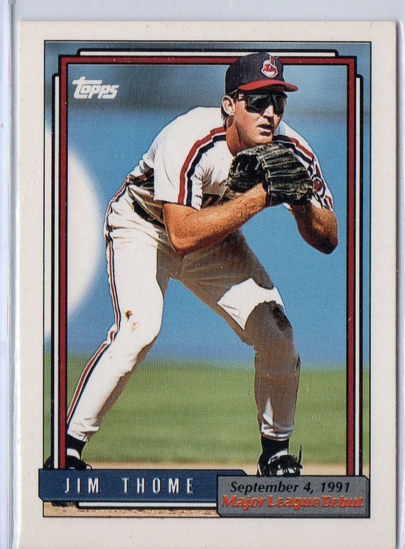 JIM THOME 1991-92 Topps Debut #171 Baseball Card - Cleveland Indians