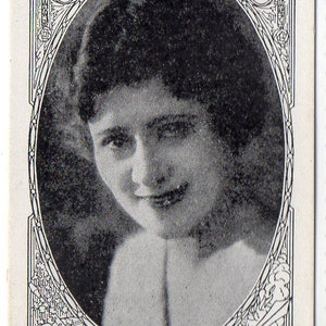IRENE RICH 1921 Amerikaanse karamel e123 filmsterren #34 sigaret kaart