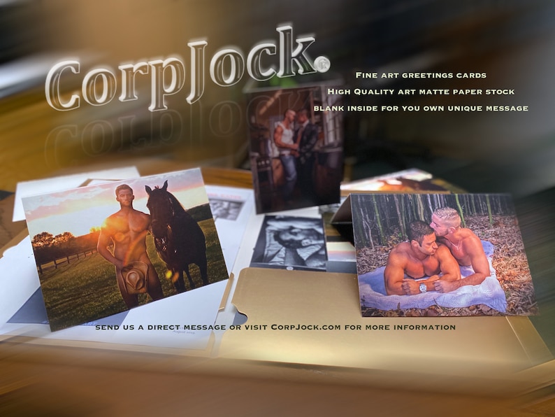 Corpjock Blank Message Greeting Card: Cowboy - Etsy New Zealand