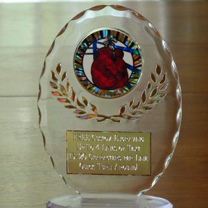 Boxing 6 1/2&quot; Acrylic Award Trophy FREE custom engraving