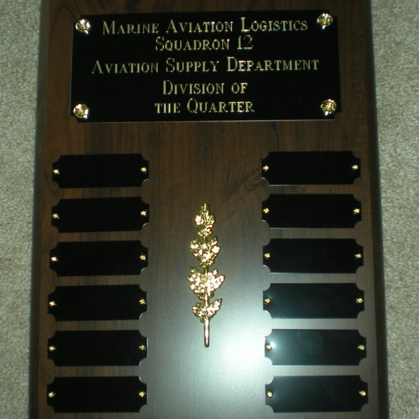 Perpetual Plaque With Name Plates Etsy