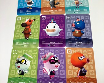 Animal Crossing Special Character Amiibo Cards Felyne Cece Viche Wolf Link Epona Medli Ganon Inkwell