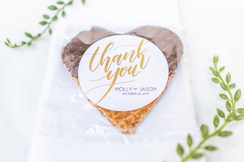 BEST SELLERS Unique wedding favors / custom stroopwafel favor / personalized favor and gifts for guests / unique party favors image 7