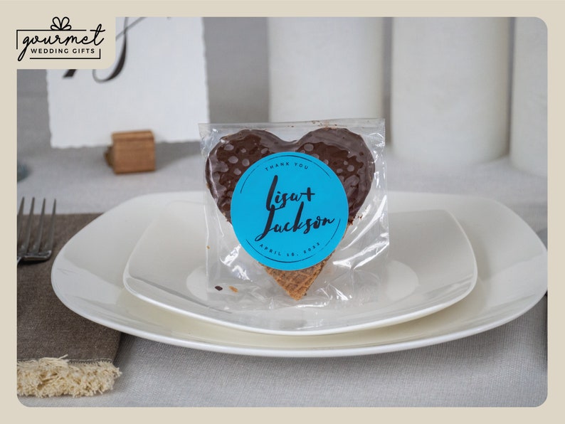 Edible Wedding Favor, Wedding Favor, Bridal Showers, and Bachelorette Personalized Heart Shaped image 6