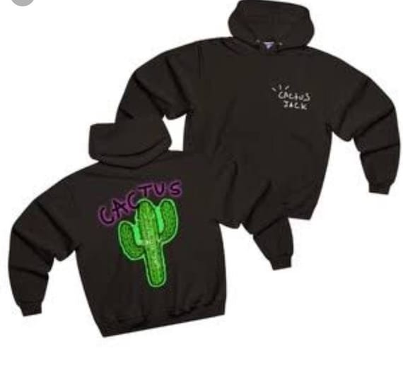 Airbrush Hoodie travis Sweater Cactus 