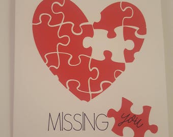Missing you, I miss you, Greeting Card