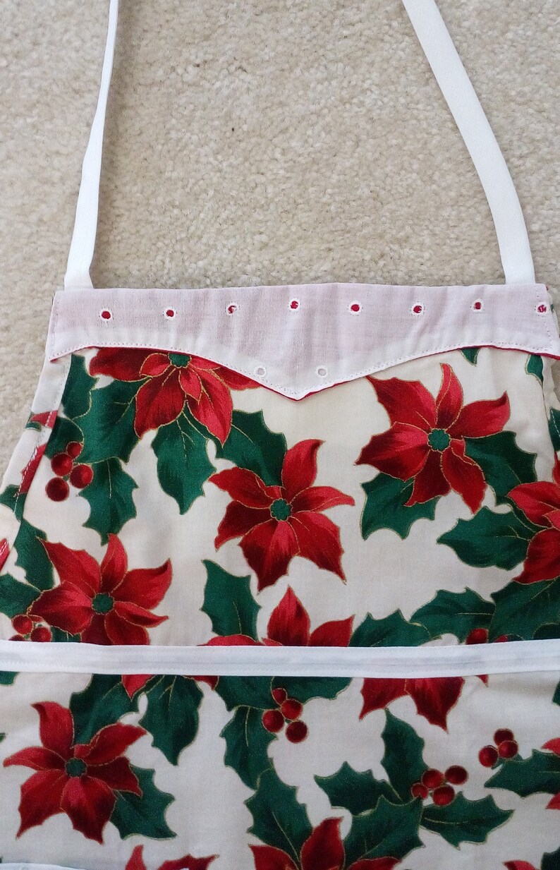 Girl/'s Beautiful Holiday Apron Size SM
