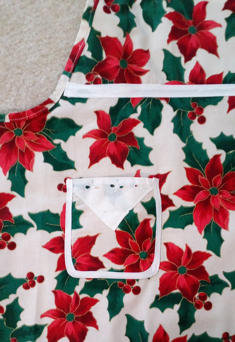 Girl/'s Beautiful Holiday Apron Size SM