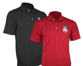 Wrexham Polo, Premium Cool & Dry Stain-Release Performance Men's Wrexham Shirt with Logo