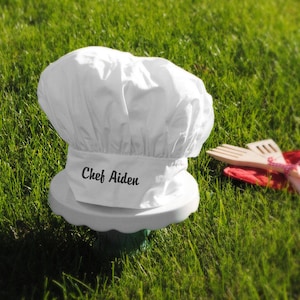 Personalized chef hat Custom Embroidered Chef Hat Chef Gift Barbeque Chef Hat Cook Hat Gift Sous Chef Gift Cooking gift Baking Hat