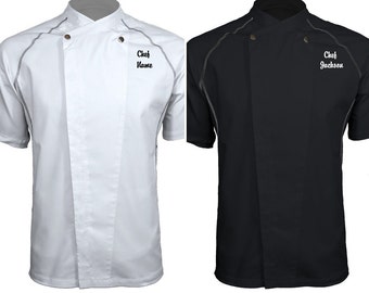 Chef Coat Custom Embroidered Chef Coat Monogrammed Chef Coat Gift for Chef Coat Personalized Chef Coat Custom Gift for Culinary Jacket